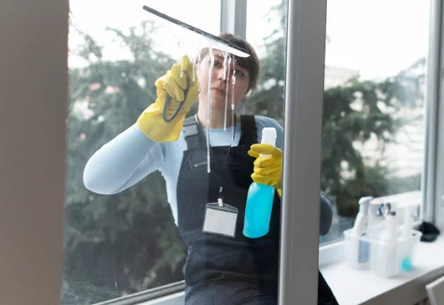 Nettoyage de vitres intérieures et extérieures à Sourribes